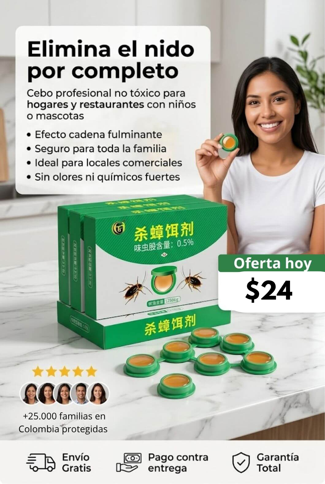 Cockroach Killer X12 Unidades