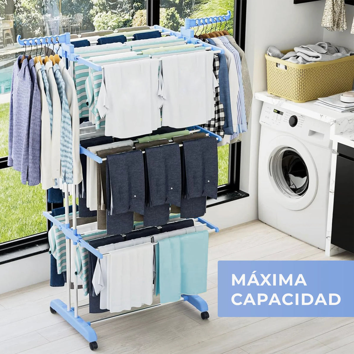 Tender Colgador vertical de Ropa 3 Niveles + ENVIO GRATIS