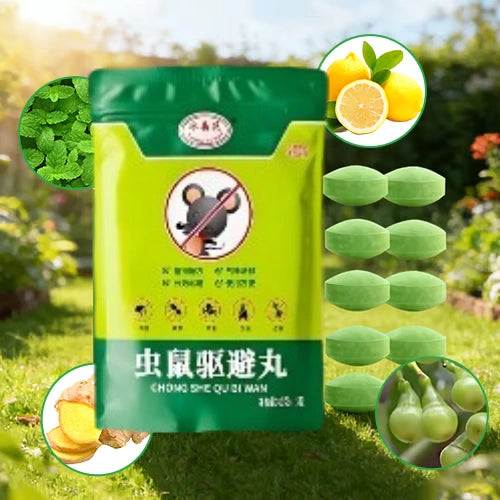 Pastillas repelentes naturales para ratones