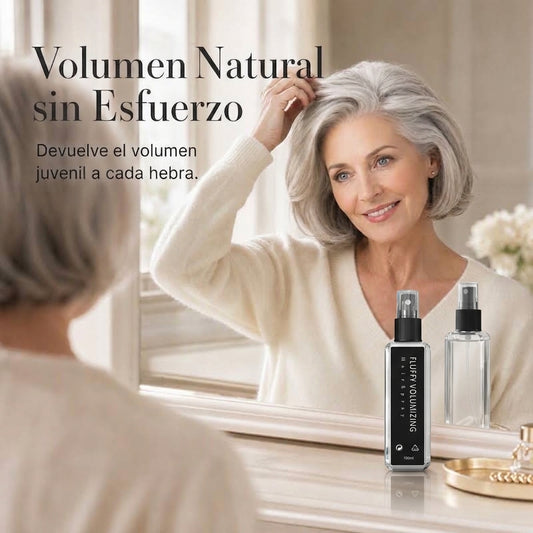 🎉 👩 Spray voluminizador y fijador con aroma a durazno: para un cabello ligero, con volumen y una fijación duradera 2x1.