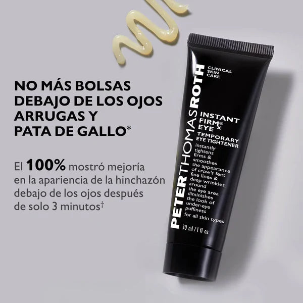 Peter Thomas Roth Instant FirmX Eye | Gel Tensor Inmediato para Contorno de Ojos 2X1