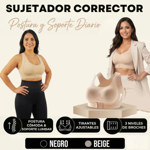 Sujetador Corrector de Postura: Sin aros y Super Comodo