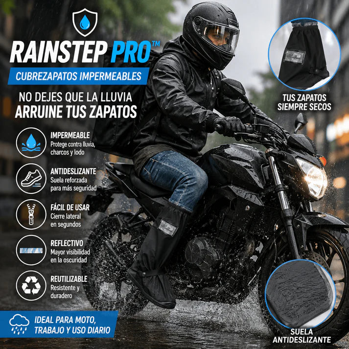🌧️ RainStep Pro™ Protección impermeable para tus zapatos en segundos ENVIO GRATIS!
